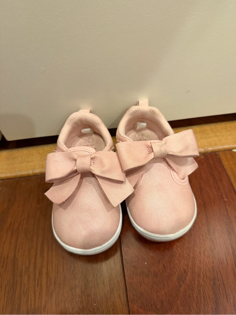 Pink Girls Stride Rite Kamila Mary Jane Bow size 5 worn once